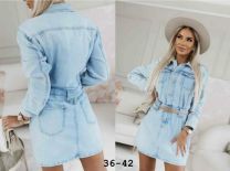Sukienki jeans damskie (36-42/12szt)
