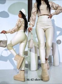 Spodnie ekoskóra damskie (36-42/10szt)