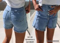 Spódnica z Szorty jeans damskie (34-42/10szt)