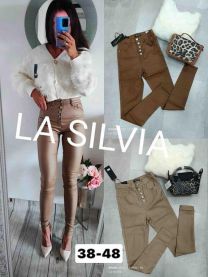 Spodnie ekoskóra damskie (38-48/10szt)