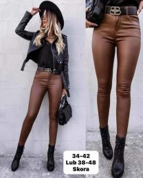Spodnie ekoskóra damskie (34-42 /10szt)