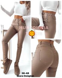Spodnie ekoskóra damskie (38-48/10szt)
