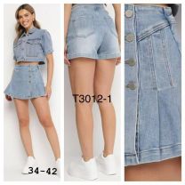 Spódnica z Szorty Jeans damskie (34-42/10szt)