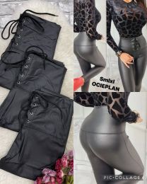 Spodnie ekoskóra damskie (S-XL/12szt)