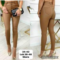 Spodnie ekoskóra damskie (34-42 /10szt)