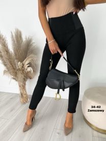 Spodnie ekoskóra damskie (34-42/10szt)