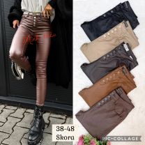 PLUS_Spodnie ekoskóra damskie (38-48/10szt)