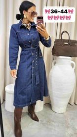 Sukienki jeans damskie (36-44/10szt)