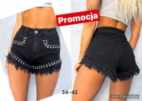 Szorty jeans damskie (34-42/10szt)