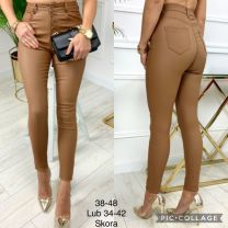 Spodnie ekoskóra damskie (34-42/10szt)