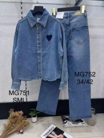 Kurtka jeansowa damska (S-L/8szt)