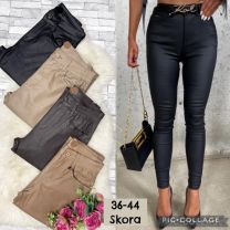 Spodnie ekoskóra damskie (36-44/10szt)