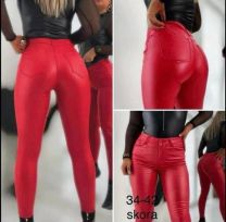 Spodnie ekoskóra damskie (34-42 /10szt)