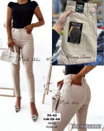 Spodnie ekoskóra damskie (38-48/10szt)