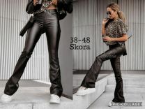 Spodnie ekoskóra damskie (38-48/10szt)