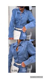 Koszula jeansowa damska (S-2XL/12szt)