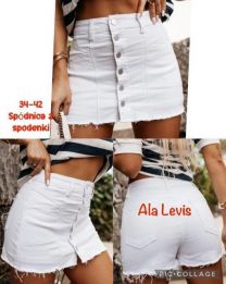 Spódnica z Szorty jeans damskie (34-42/12szt)