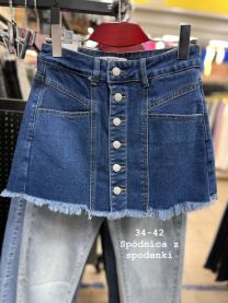 Spódnica z Szorty jeans damskie (34-42/10szt)