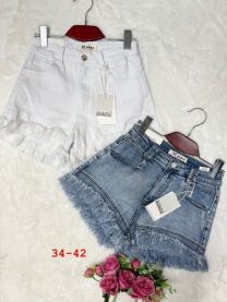Szorty jeans damskie (34-42/10szt)