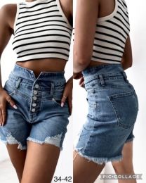 Spodenki jeans damskie (34-42/10szt)