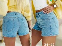 Szorty jeans damskie (34-42/10szt)