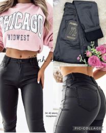 Spodnie ekoskóra damskie (34-42/10szt)