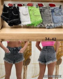 Szorty jeans damskie (34-42/10szt)