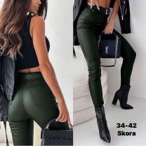 Spodnie ekoskóra damskie (34-42/10szt)
