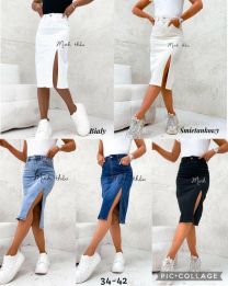 Spódnica jeansy damskie (34-42/10szt)