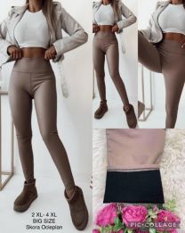 Spodnie ekoskóra damskie (2XL-4XL/12szt)