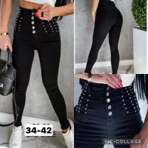 Spodnie ekoskóra damskie (34-42/10szt)