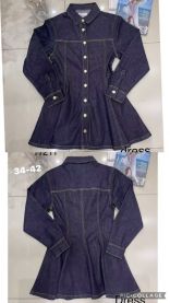 Sukienki jeans damskie (34-42/12szt)