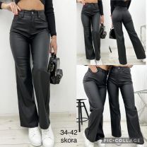 Spodnie ekoskóra damskie (34-42/10szt)