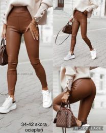 Spodnie ekoskóra damskie (34-42 /12szt)