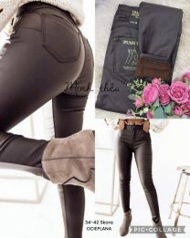 Spodnie ekoskóra damskie (34-42/10szt)