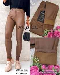 Spodnie ekoskóra damskie (34-42/10szt)