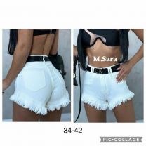 Szorty jeans damskie (34-42/10szt)