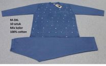 Piżama męska (M-3XL/10kpt)