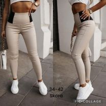 Spodnie ekoskóra damskie (34-42/10szt)