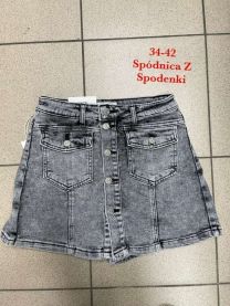 Spódnica z Szorty Jeans damskie (34-42/10szt)