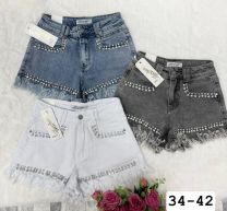 Szorty jeans damskie (34-42/10szt)