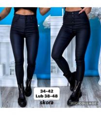 Spodnie ekoskóra damskie (34-42 /10szt)