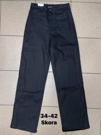 Spodnie ekoskóra damskie (34-42/10szt)
