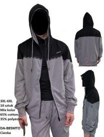 Bluzy z kapturem męskie (3-6XL/10szt)