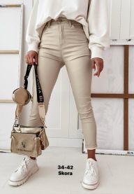 Spodnie ekoskóra damskie (34-42/10szt)