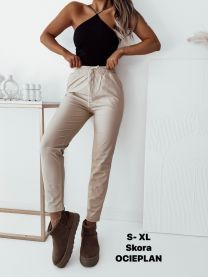 Spodnie ekoskóra damskie (S-XL/12szt)