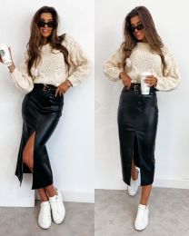 Spódnica ekoskóra damskie (34-42/10szt)