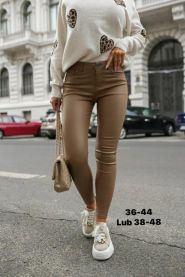 Spodnie ekoskóra damskie (36-44/10szt)