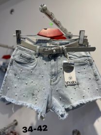 Szorty jeans damskie (34-42/10szt)