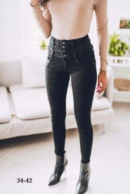 Spodnie ekoskóra damskie (34-42/10szt)